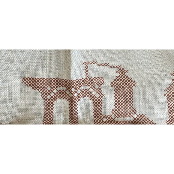 Vintage Embroidery Kit Jane Snead Samplers 1855 Locomotive Thomas Rogers Engine - Picture 9 of 9